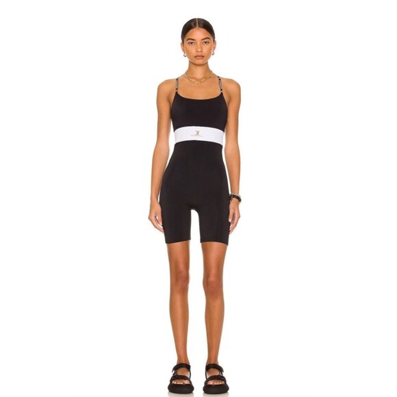 KORAL x David Koma Blackout Jumpsuit Black & White